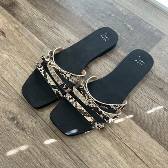 A new day Snakeskin Strap Sandal - Picture 1 of 4